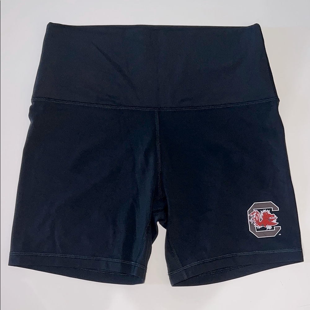 Lululemon Align High-Rise Short 6" Black X South Carolina Gamecocks Logo